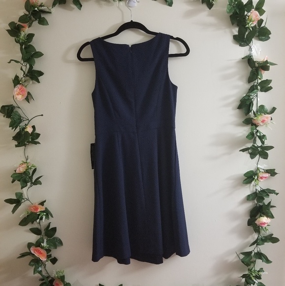 The Limited Navy Blue Flirty Classy Dress 4 - Picture 2 of 6